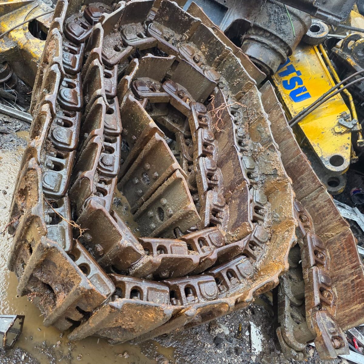 Cadena de oruga completa para excavadora